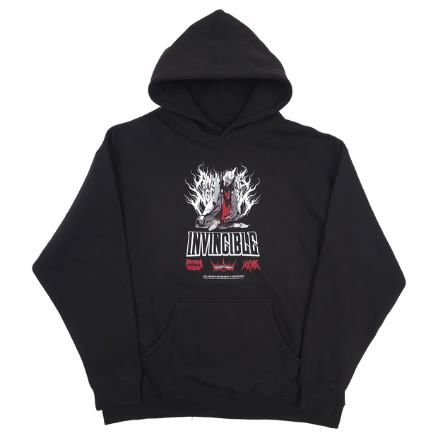 Neck Snap Pullover Hoodie