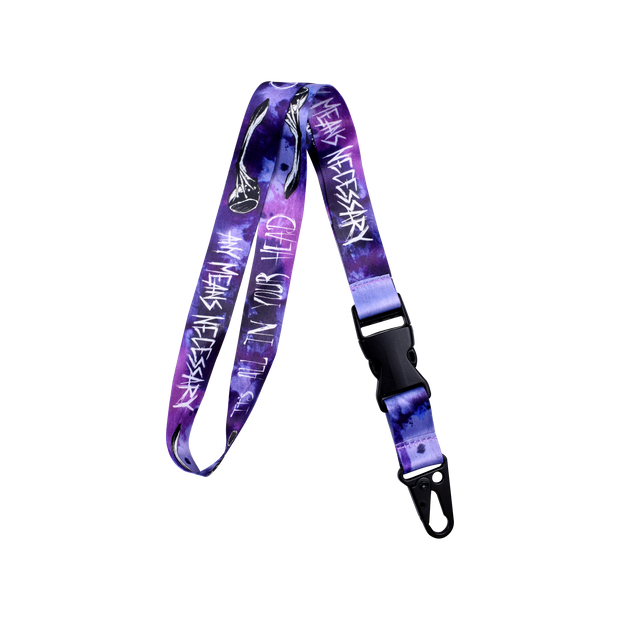 It's All In Your Head Lanyard Purple