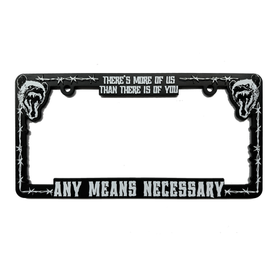 More of Us License Plate Holder