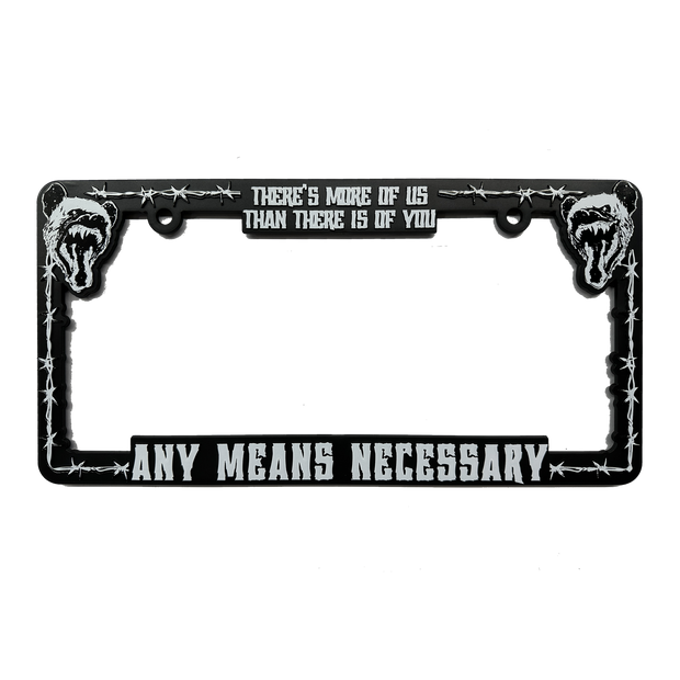 More of Us License Plate Holder