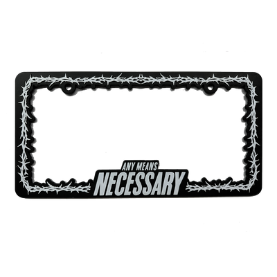 Thorns License Plate Holder