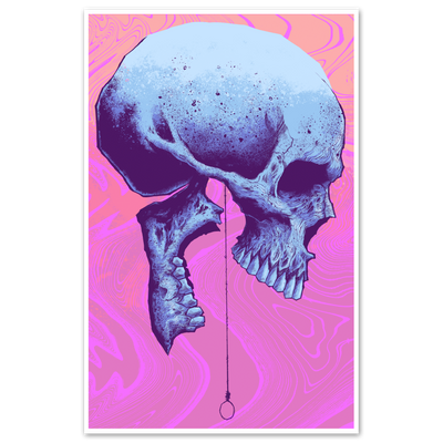Looming Death Print Pink