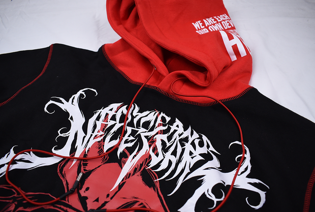 Mosh Pit Pullover Hoodie Black