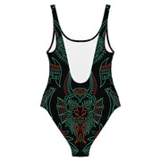 Nightmare Tattoo One-Piece Swimsuit