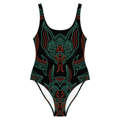 Nightmare Tattoo One-Piece Swimsuit