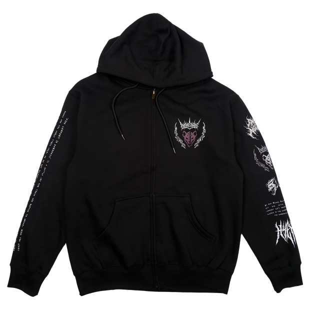 Mantra Zip Up Hoodie