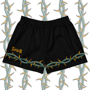 Ring of Thorns Women’s Gym Shorts – Tattoo-Inspired Activewear