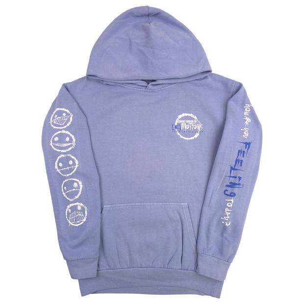 Running Emotions Pullover Hoodie Grape