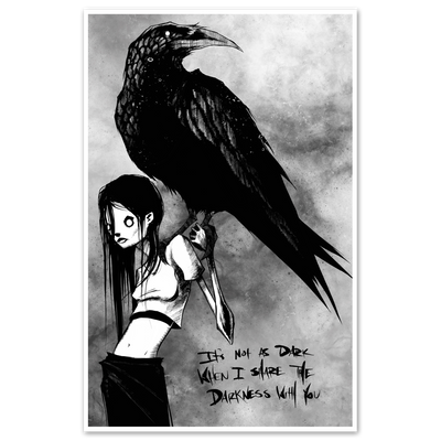 Sharing Darkness Print