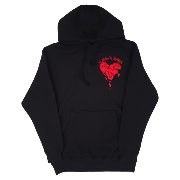Sharp Edges Pullover Hoodie Black