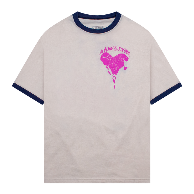 Sharp Edges T-Shirt Vintage White/Blue