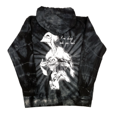 Always Smile Pullover Hoodie Spider Black