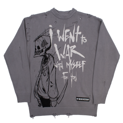 War with Myself Knit Sweater
