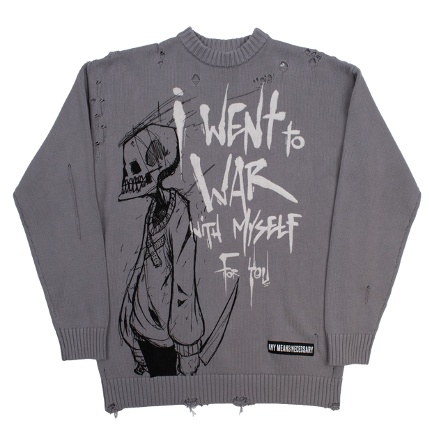War with Myself Knit Sweater