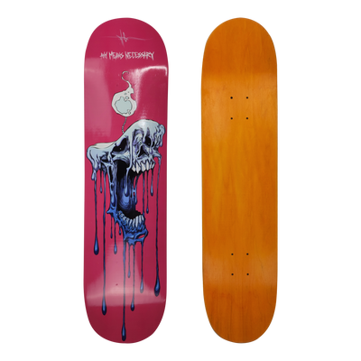 Wicked Out Skateboard Pink