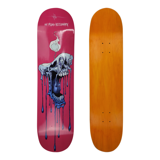 Wicked Out Skateboard Pink