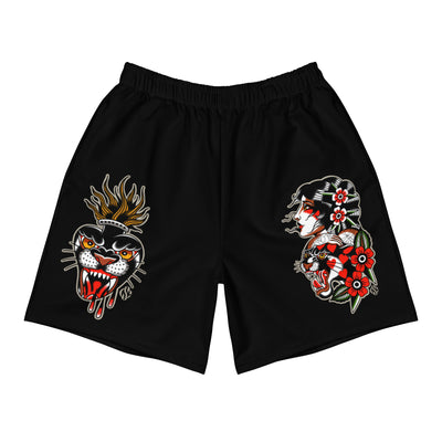 Sacred Panther Mens Premium Athletic Shorts