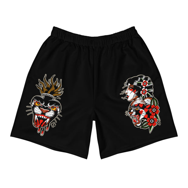 Sacred Panther Mens Premium Athletic Shorts