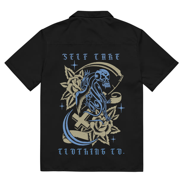 LIMITED EDITION Button Down Reaper Cabana Shirt