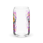 Blooming Can-shaped glass