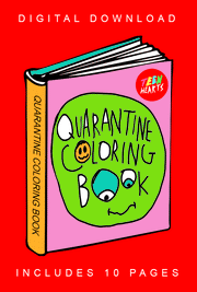 QUARANTINE COLORING BOOK