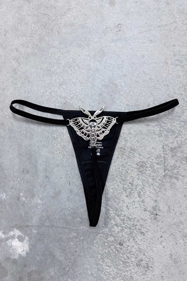 Death Moth Metal Thong