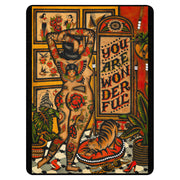 You Are Wonderful Sherpa Fleece Blanket