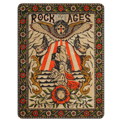 Rock of Ages Sherpa Blanket