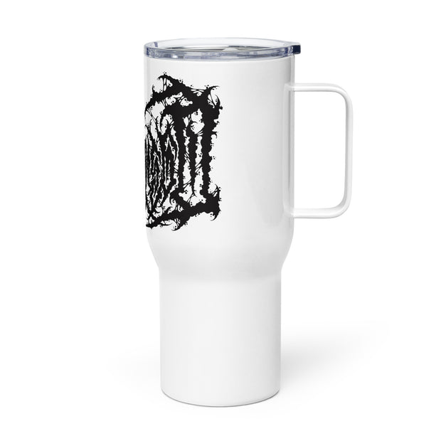 Black Metal "Kill Your Ego" Travel mug with a handle
