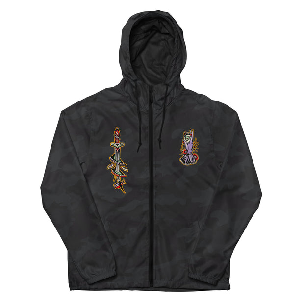 Lightweight Zip Up Jester Windbreaker