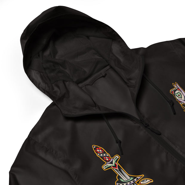 Lightweight Zip Up Jester Windbreaker