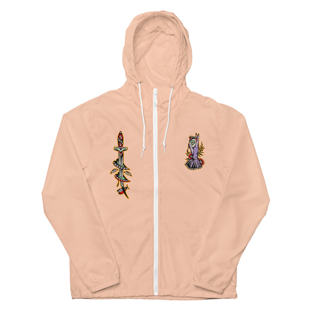 Lightweight Zip Up Jester Windbreaker