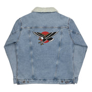 Denim Sherpa Eagle Jacket