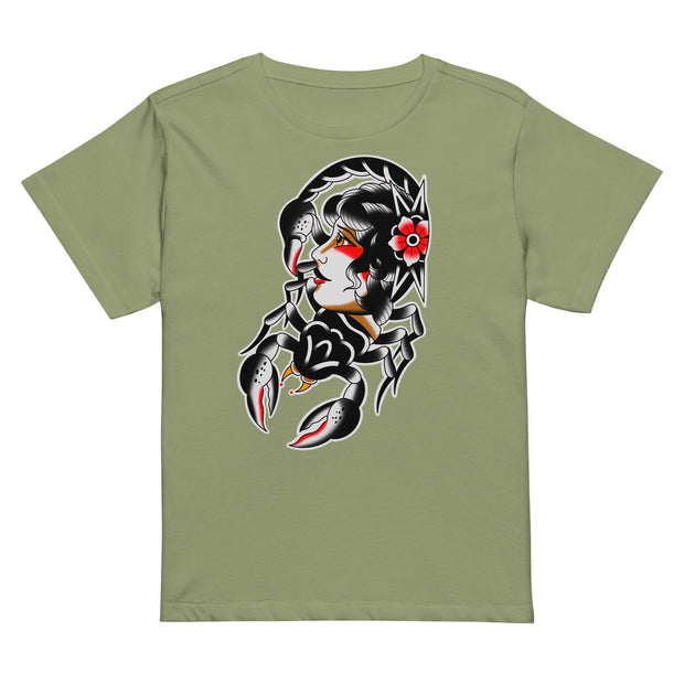 Women’s high-waisted Scorpion T-shirt