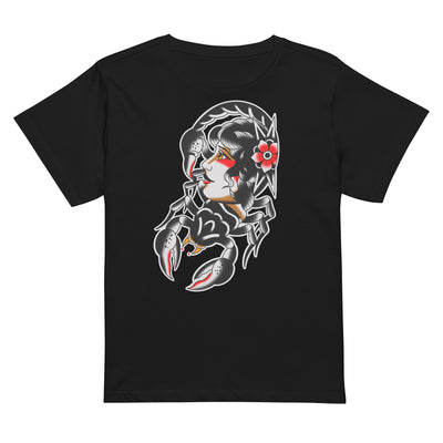 Women’s high-waisted Scorpion T-shirt