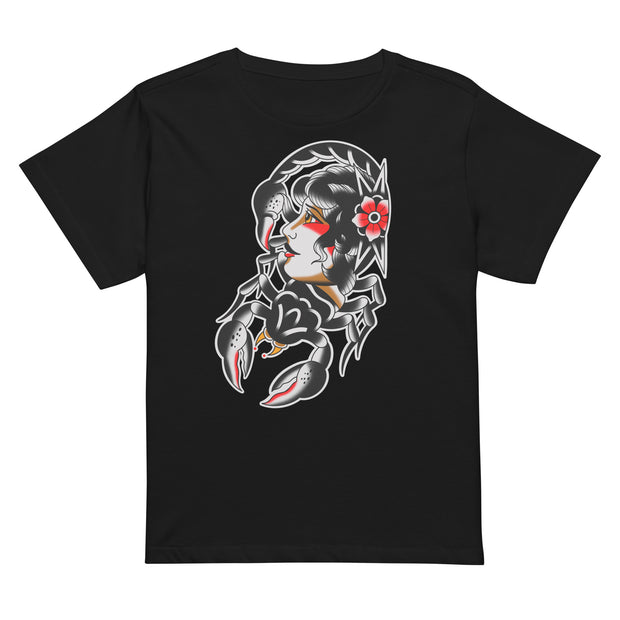 Women’s high-waisted Scorpion T-shirt