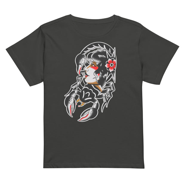 Women’s high-waisted Scorpion T-shirt