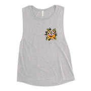 Rose Ladies Muscle Tank