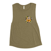 Rose Ladies Muscle Tank