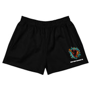 Neon Heart Women's Premium Athletic Shorts