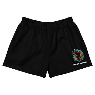 Neon Heart Women's Premium Athletic Shorts